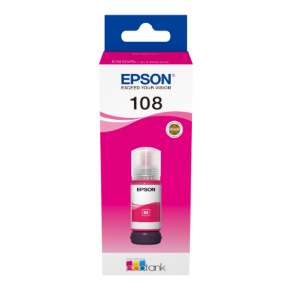Epson EcoTank 108 C13T09C34A Kırmızı Orijinal Mürekkep