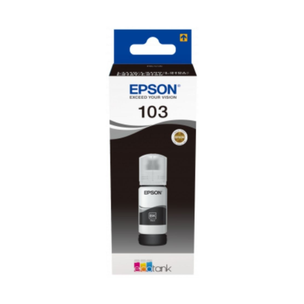 Epson EcoTank 103 C13T00S14A Siyah Orijinal Mürekkep