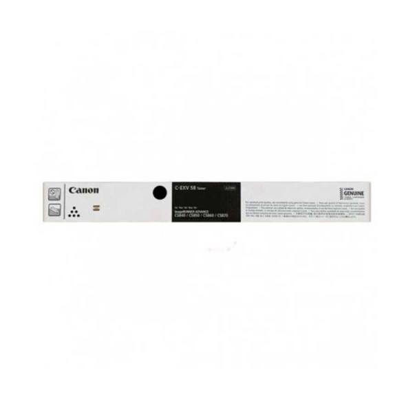 Canon C-EXV 58BK 3763C002 Siyah Yüksek Kapasiteli Orijinal Toner