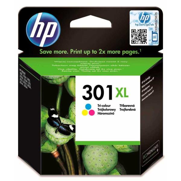 HP 301XL CH564EE Renkli Yüksek Kapasiteli Orijinal Kartuş