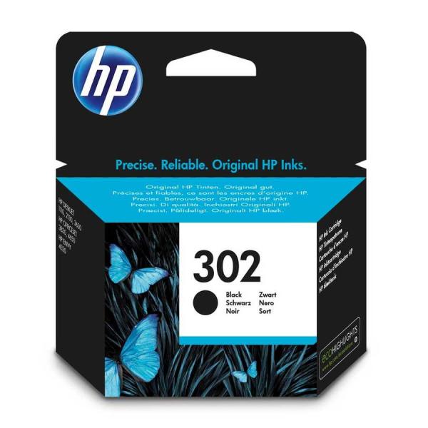 HP 302 F6U66AE Siyah Orijinal Kartuş