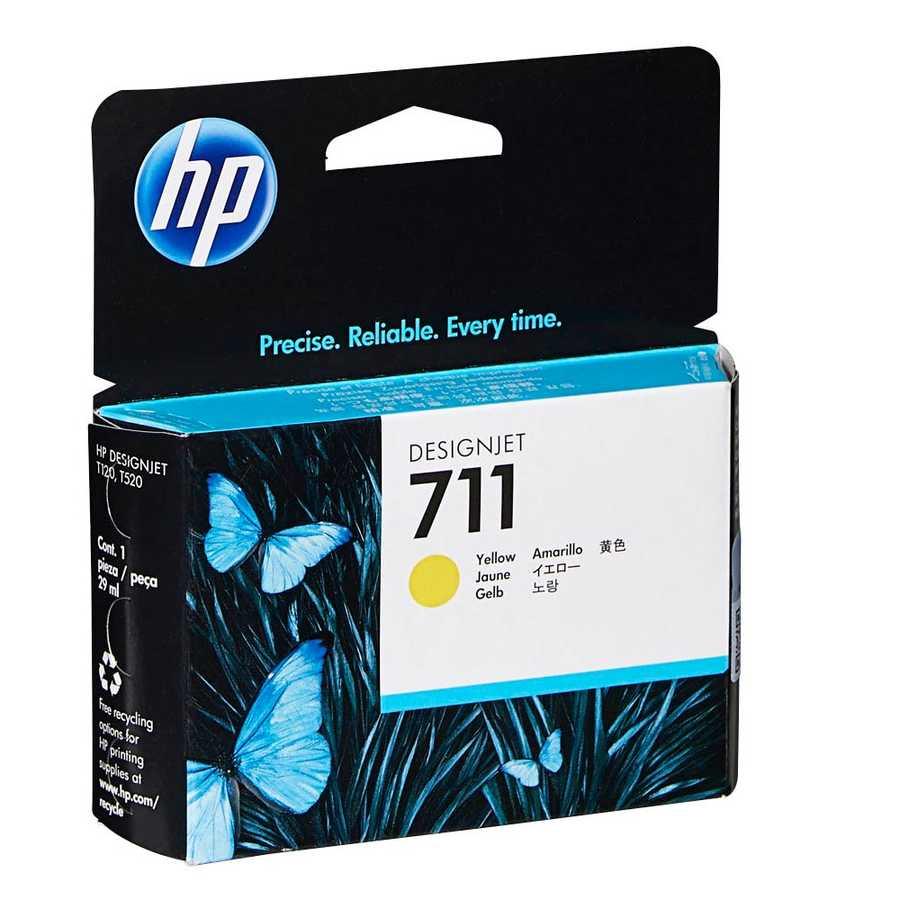 HP 711 CZ132A Sarı Orijinal Kartuş