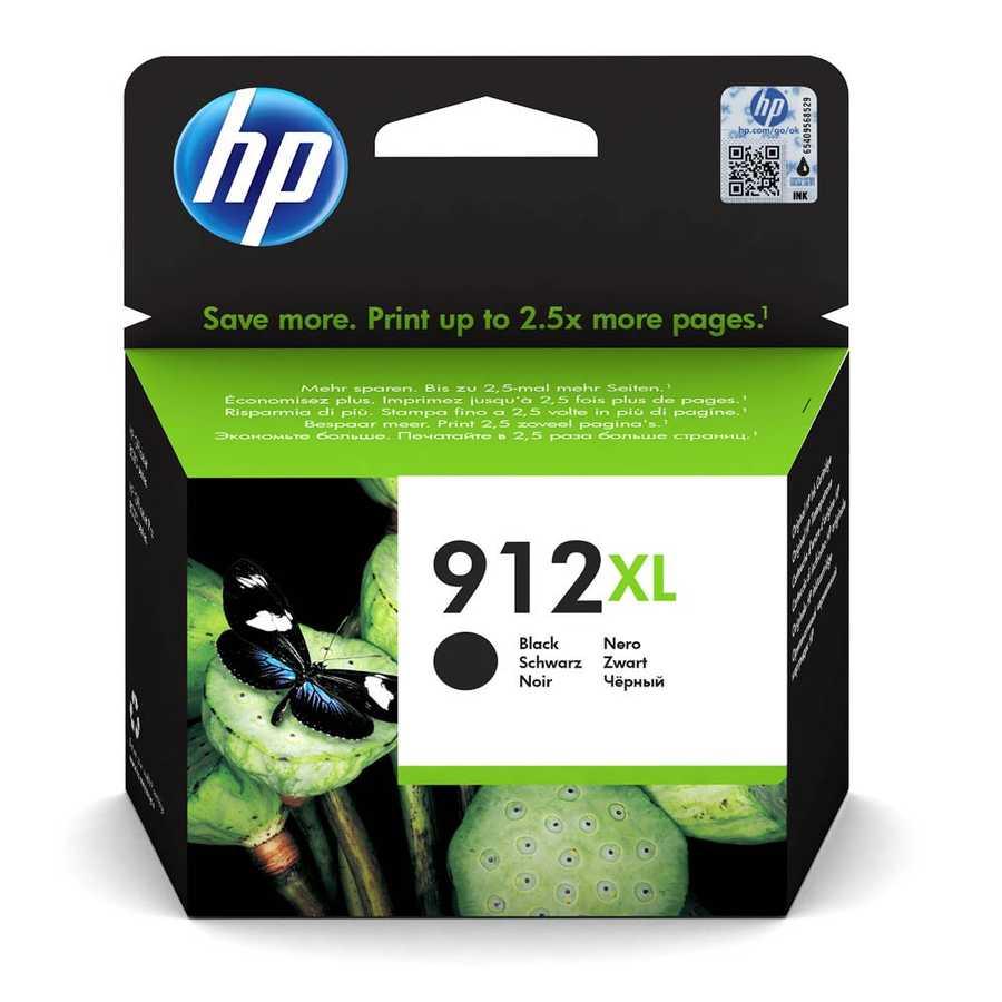HP 912XL 3YL84AE Siyah Yüksek Kapasiteli Orijinal Kartuş
