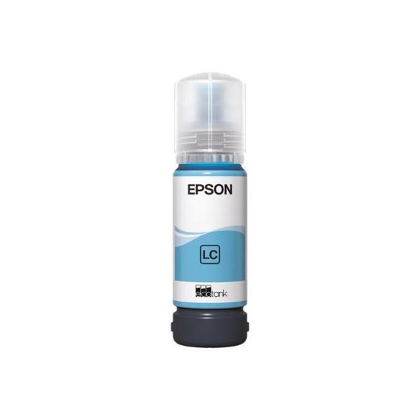 Epson EcoTank 108 C13T09C54A Açık Mavi Orijinal Mürekkep
