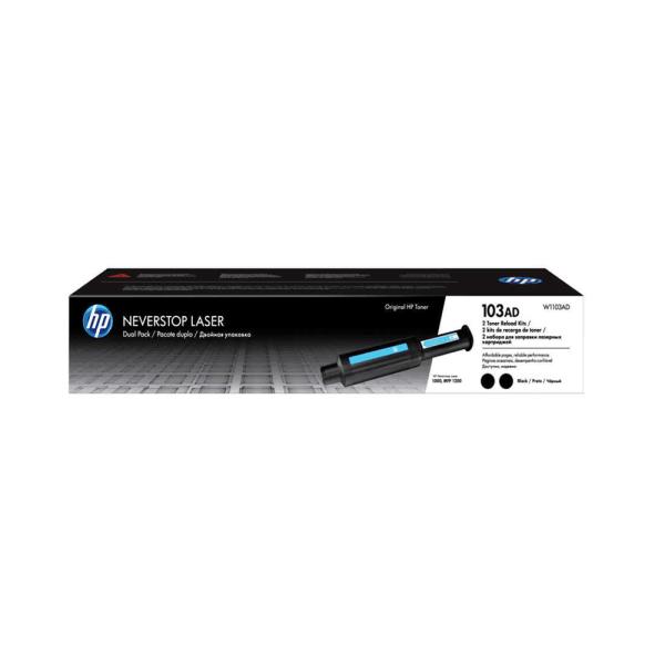 HP 103AD W1103AD Orijinal Neverstop 2'li Toner Dolum Kiti