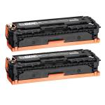 HP 125A CB540AD Siyah Orijinal Toner İkili Set