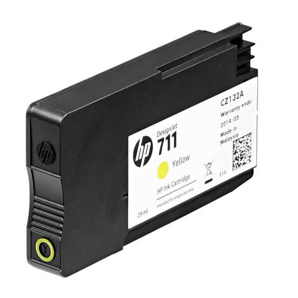 HP 711 CZ132A Sarı Orijinal Kartuş