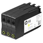 HP 711 CZ136A Sarı Orijinal Kartuş 3'lü Set
