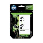 HP 51645A CC625 Siyah Orijinal Kartuş 2'li Set