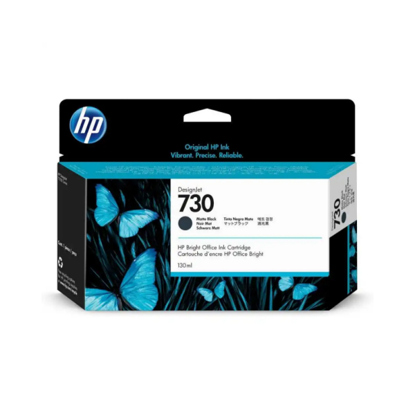 HP 730 P2V65A Mat Siyah Orijinal Kartuş