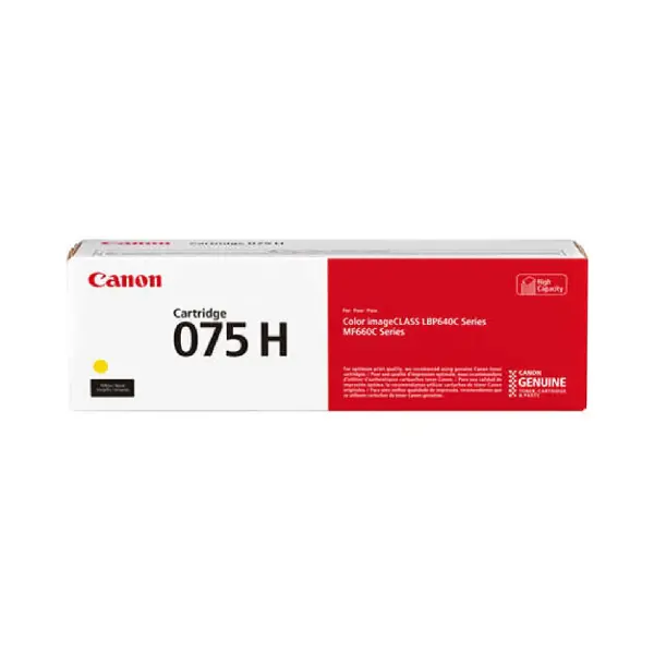 Canon CRG-075H 6366C002 Sarı Yüksek Kapasiteli Orijinal Toner
