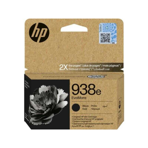 HP 938e 4S6Y2PE Siyah Orijinal Kartuş