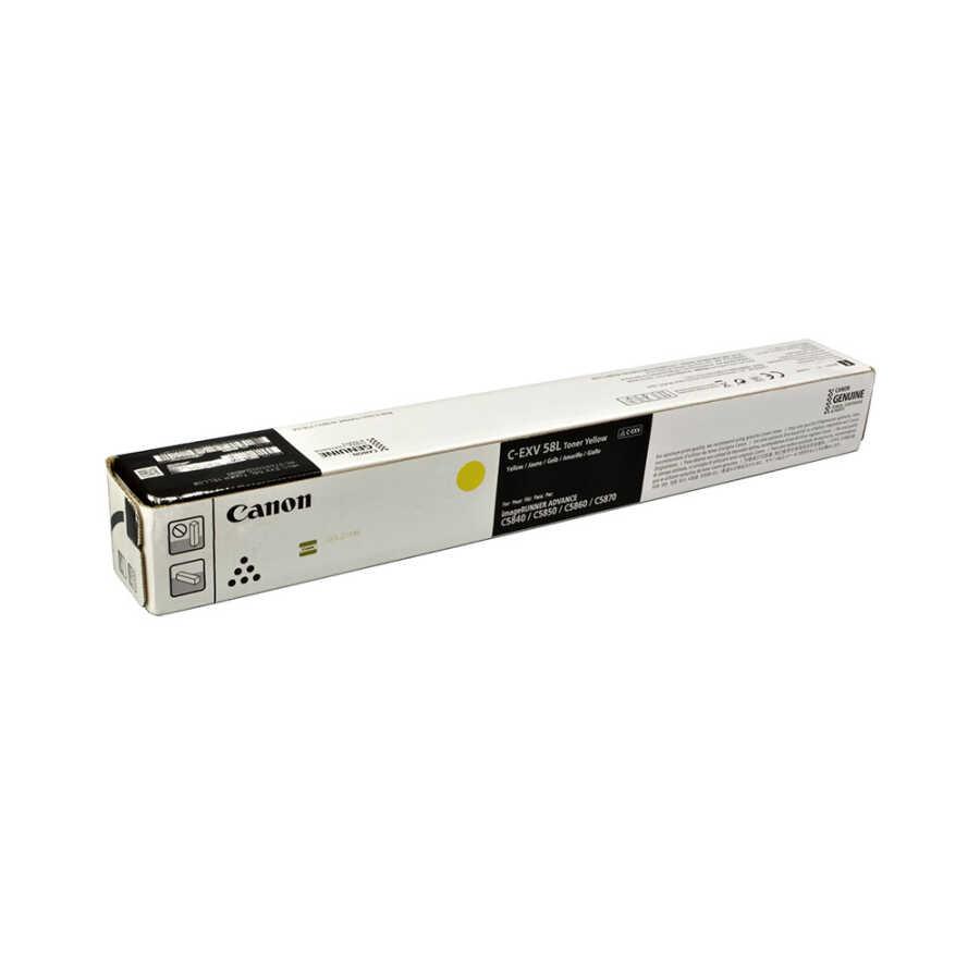 Canon C-EXV 58LY 3769C002 Sarı Orijinal Toner