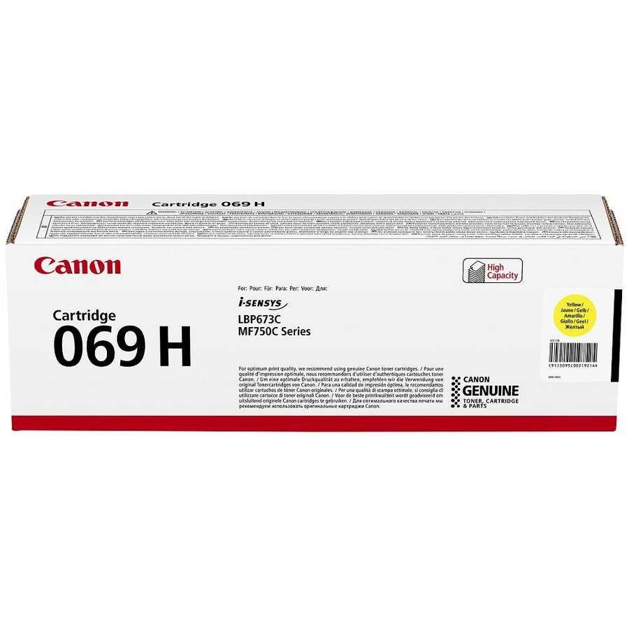 Canon CRG-069H 5095C002 Sarı Yüksek Kapasiteli Orijinal Toner