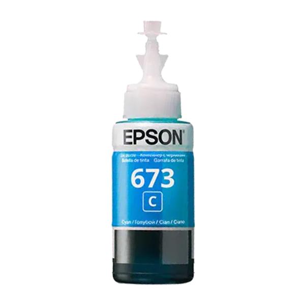Epson EcoTank 673 C13T67324A Mavi Orijinal Mürekkep