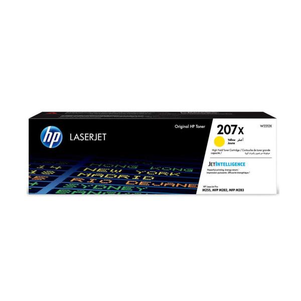 HP 207X W2212X Sarı Yüksek Kapasiteli Orijinal Toner