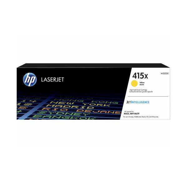 HP 415X W2032X Sarı Yüksek Kapasiteli Orijinal Toner