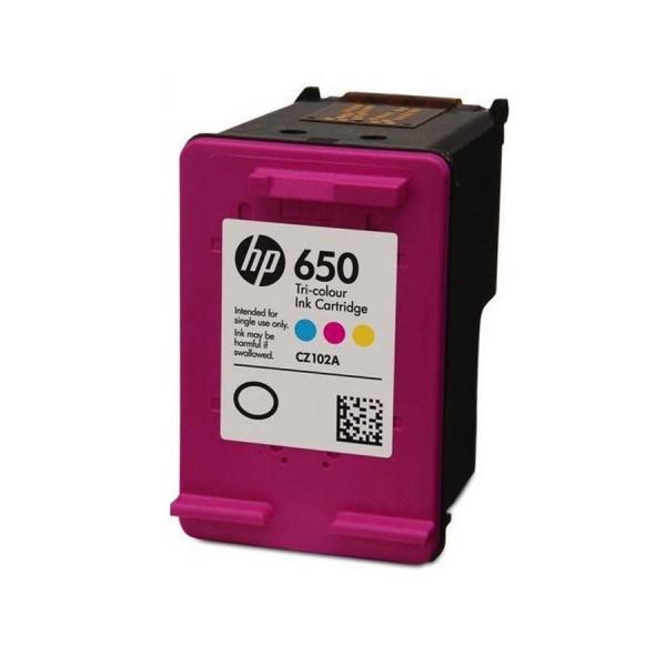 HP 650 CZ102AE Renkli Orijinal Kartuş