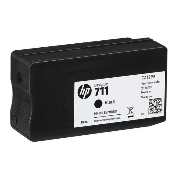 HP 711 CZ129A Siyah Orijinal Kartuş