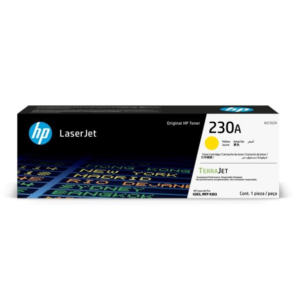 HP 230A W2302A Sarı Orijinal Toner