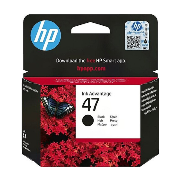 HP 47 6ZD21AE Siyah Orijinal Kartuş